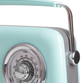 Verchromtes Retro-Radio mit Bluetooth-Lautsprecher von Vintage Cuisine 2.0