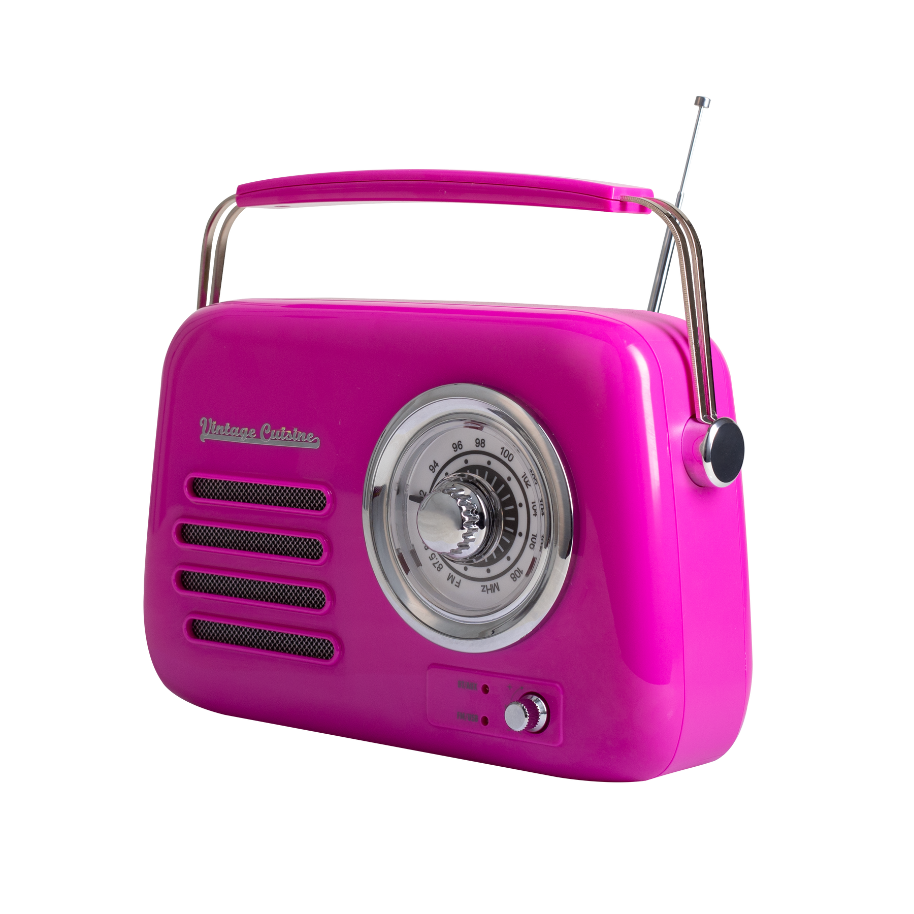 Retro radio with Bluetooth speaker Vintage Cuisine - summer colors - glossy