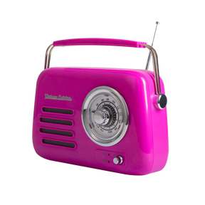 Retro radio with Bluetooth speaker Vintage Cuisine - summer colors - glossy