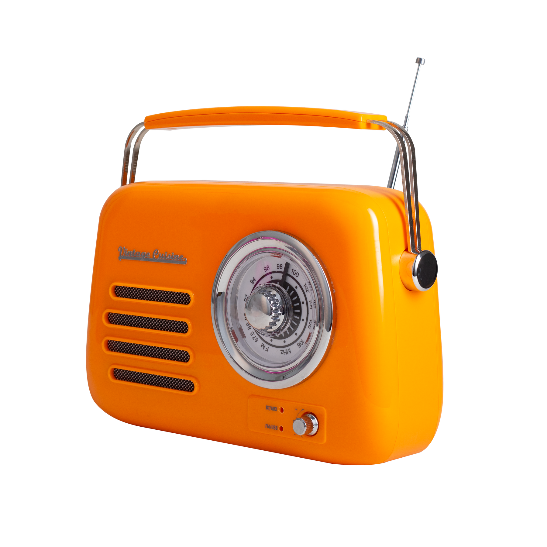 Retro radio with Bluetooth speaker Vintage Cuisine - summer colors - glossy