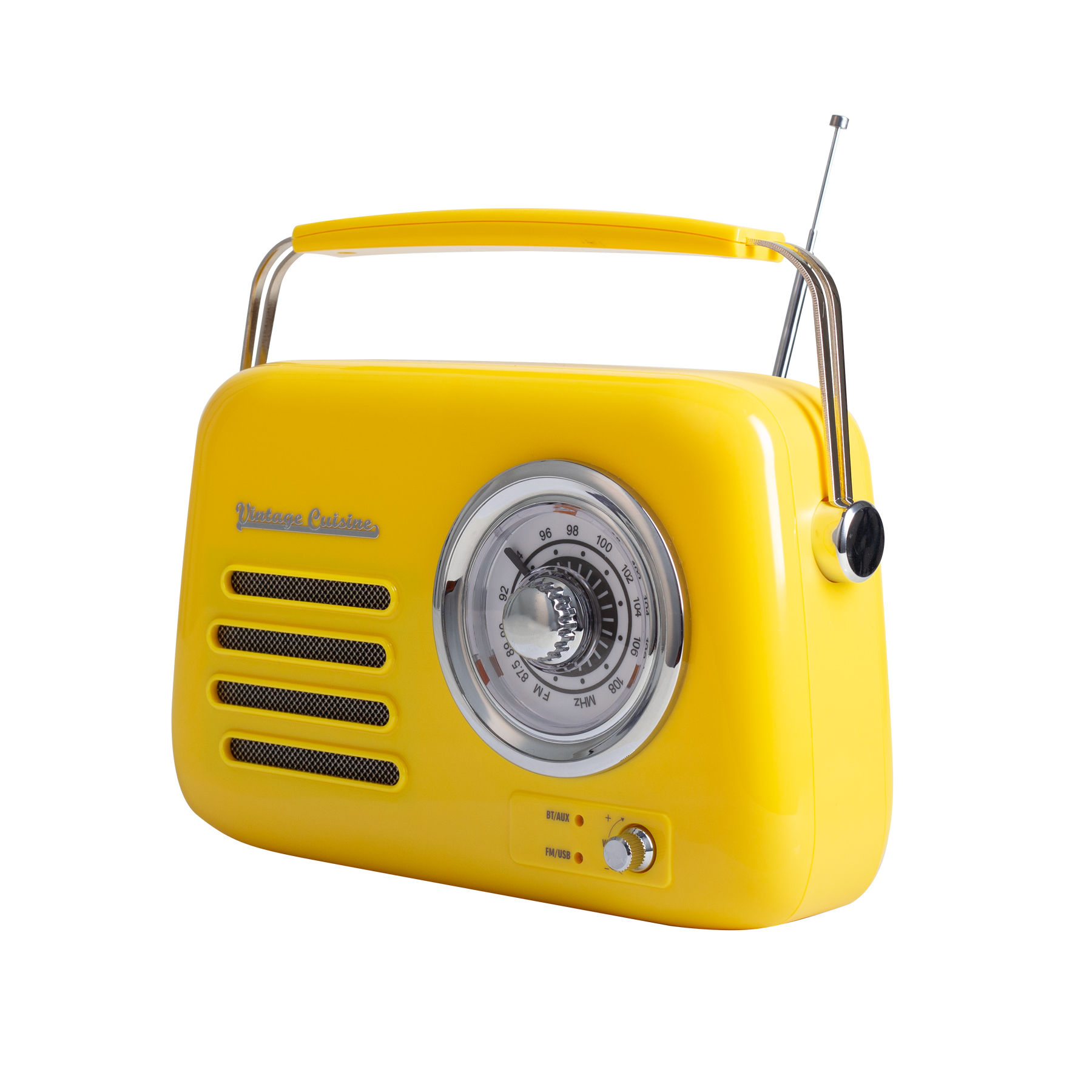 Retro radio with Bluetooth speaker Vintage Cuisine - summer colors - glossy