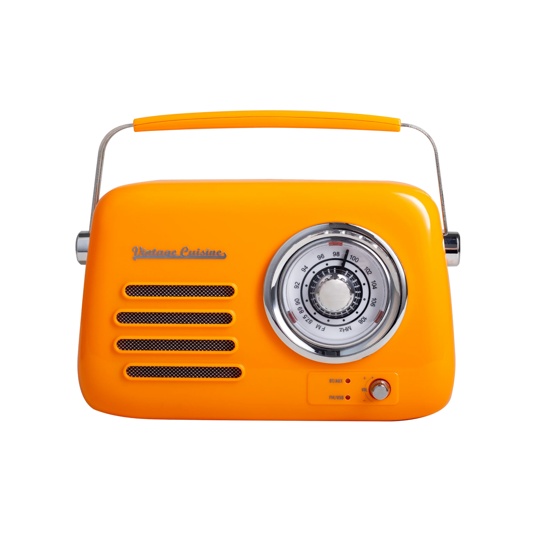 Retro radio with Bluetooth speaker Vintage Cuisine - summer colors - glossy