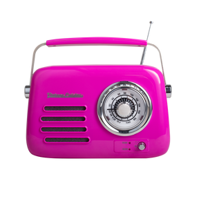 Retro radio with Bluetooth speaker Vintage Cuisine - summer colors - glossy