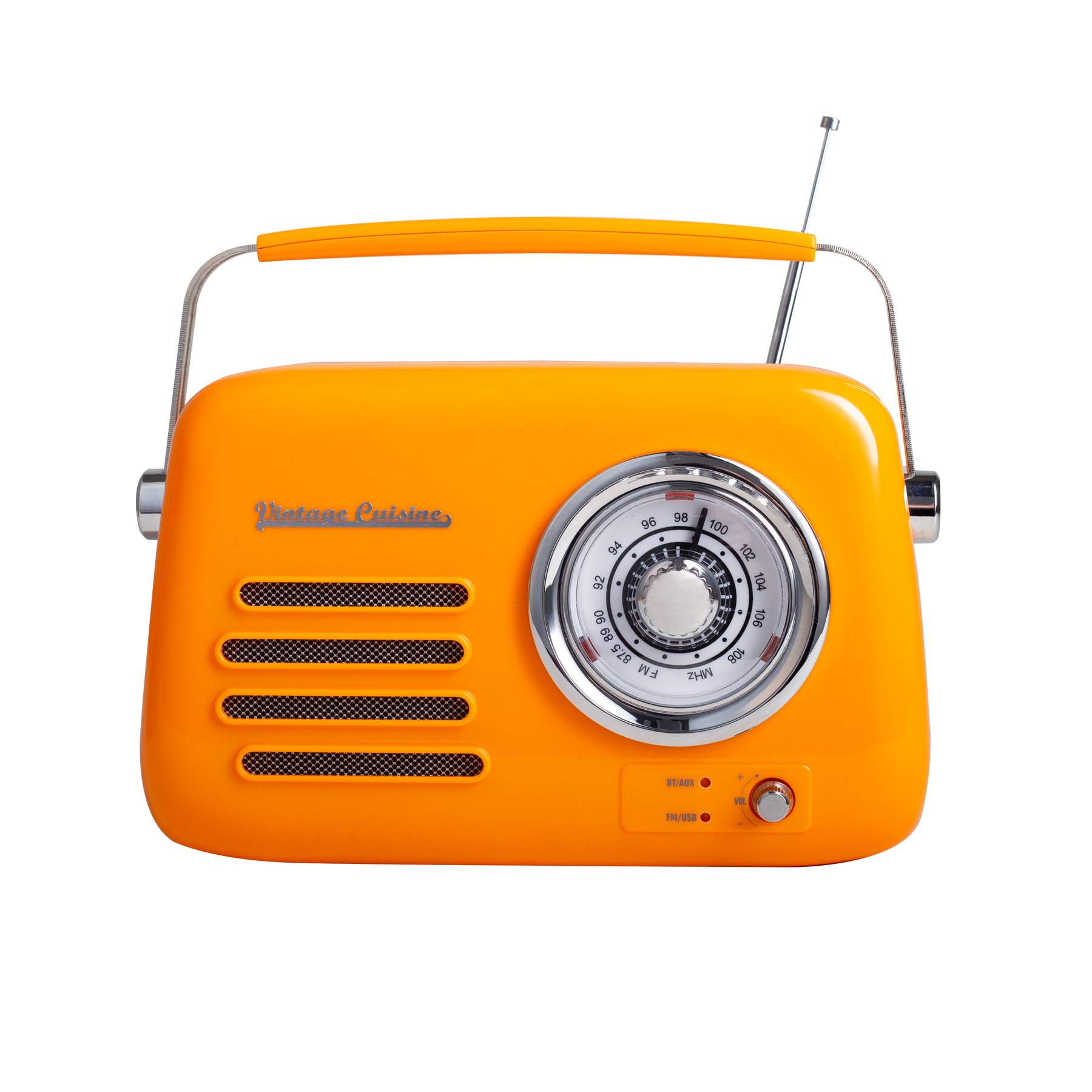 Retro radio with Bluetooth speaker Vintage Cuisine - summer colors - glossy