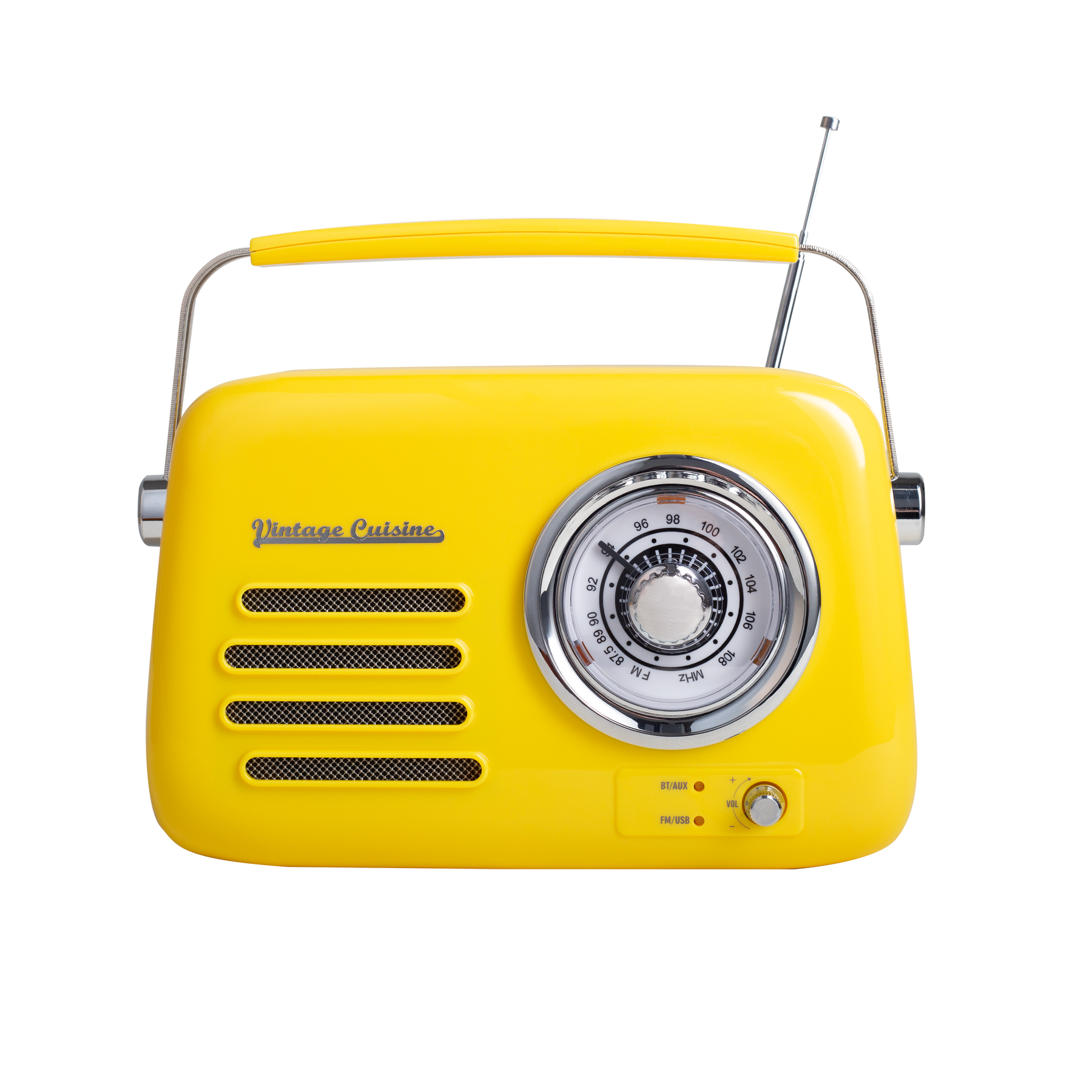 Retro radio with Bluetooth speaker Vintage Cuisine - summer colors - glossy